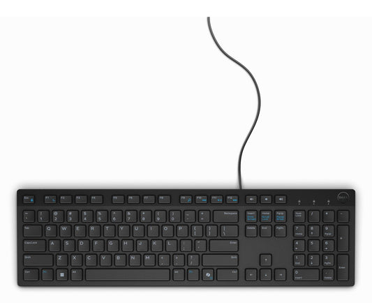 Dell 580-ADGS Multimedia Keyboard – Spanish QWERTY Wired USB Black