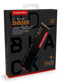 Western Digital WDS400T2X0E-00BCA0 SN850X NVMe SSD 4TB M.2 PCIe Gen4