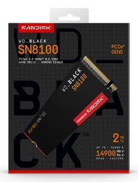 Western Digital WDS200T1X0M SN8100 NVMe SSD 2TB M.2 PCIe Gen5