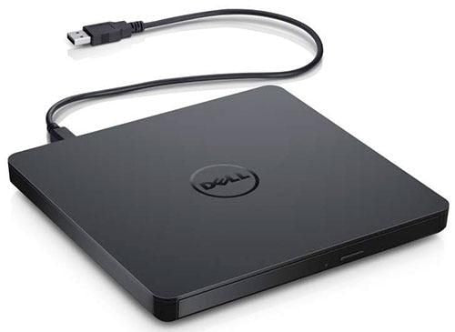 Dell 81RR7 External DVD+/-RW Drive – USB 9.5mm 8X Optical
