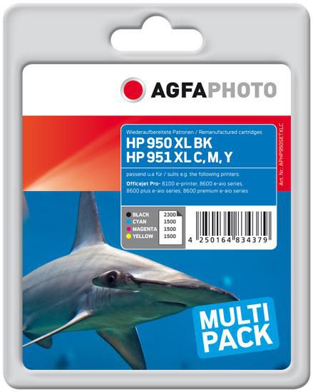 AgfaPhoto APHP950SETXLC Ink Cartridges Multi Pack – Pigment-Based XL