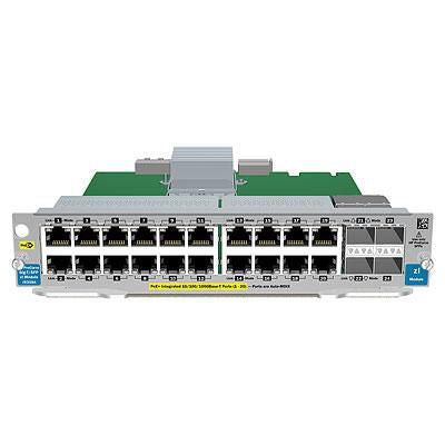 Hewlett Packard Enterprise J9535A-RFB Network Switch Module – 4x SFP, 20x RJ-45 PoE+