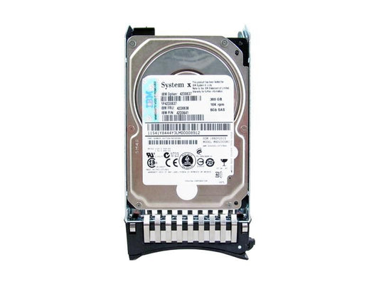 IBM 42D0637-RFB 300GB 2.5" SAS 10K RPM Refurbished Hard Drive