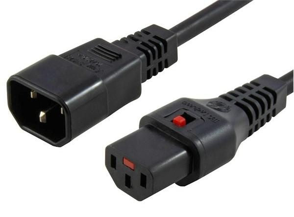MicroConnect PC1024 Power Cable 1m Black C13 Female to C14 Male 10A 250V