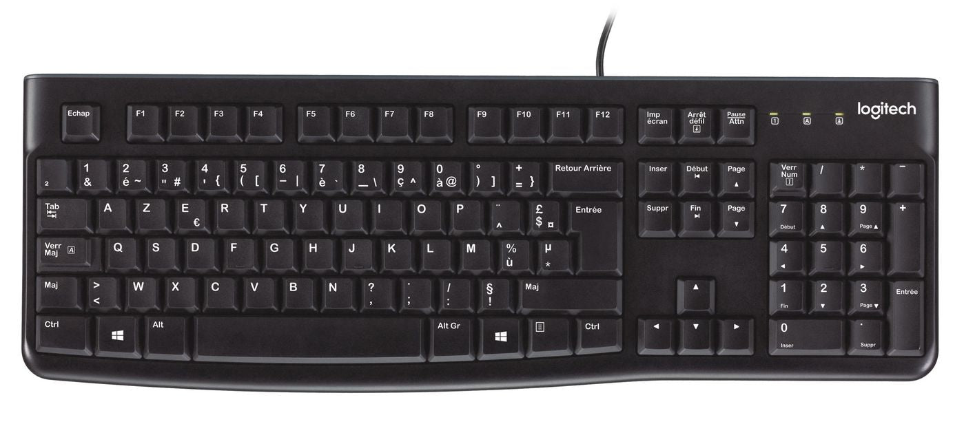 Logitech 920-002515 Keyboard – Wired USB, UK Layout, Full-Size