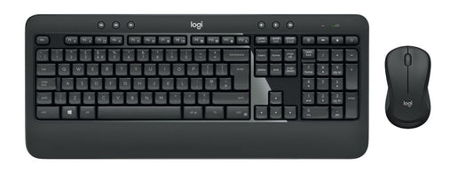 Logitech 920-008675 Wireless Keyboard – Full-Size, UK Layout, Black