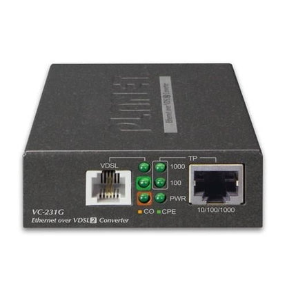 Planet VC-231G Network Bridge – 1-Port Gigabit Ethernet to VDSL2 Converter