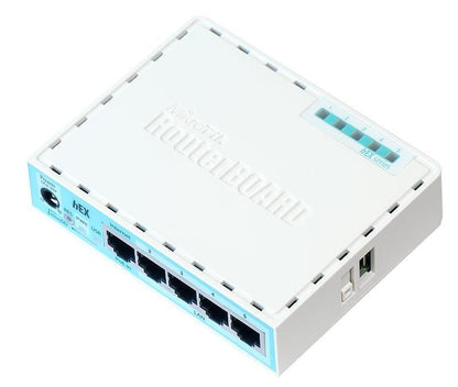 MikroTik RB750GR3 Wired Router – 5-Port Gigabit, 880MHz CPU, 256MB RAM