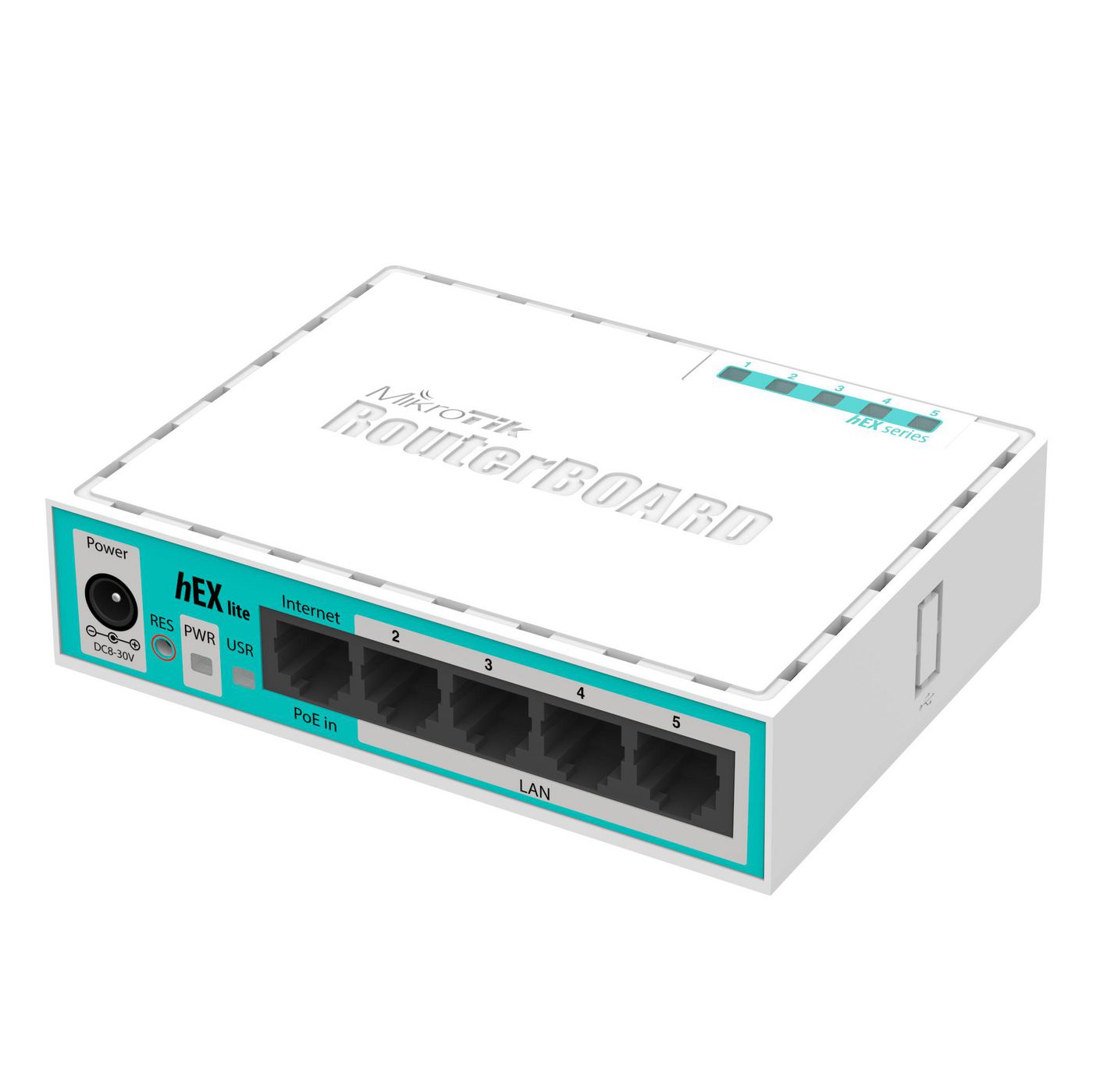 MikroTik RB750R2 Wired Router – 5-Port Fast Ethernet, 850MHz CPU, 64MB RAM, PoE
