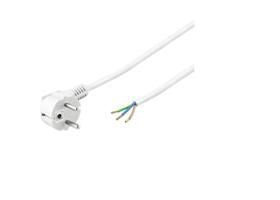 MicroConnect PE14050SOW White Power Cable 5m 250V 10A Schuko/Open