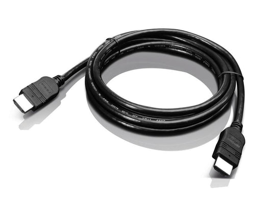 Lenovo 2.0m HDMI Cable – High-Speed HDMI Type A Male to Male, 10.2Gbps, Black