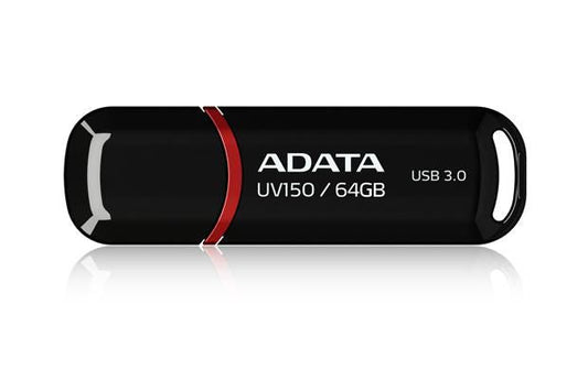 ADATA AUV150-64G-RBK 64GB USB 3.2 Gen 1 Flash Drive – Black