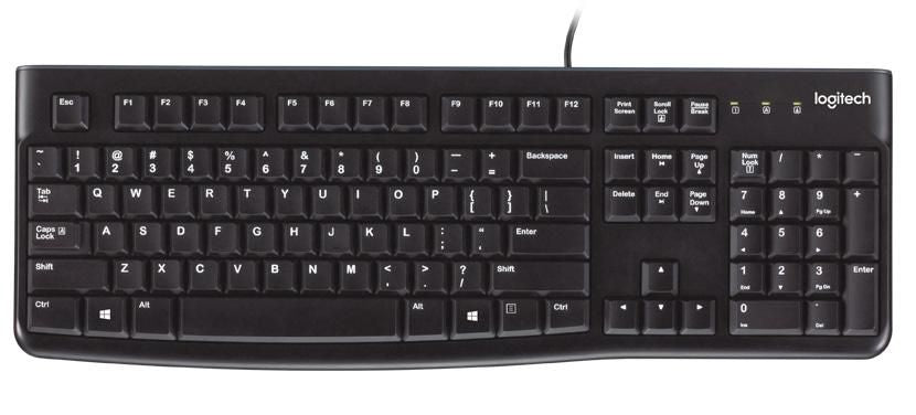 Logitech 920-002518 Keyboard – Wired USB, Full-Size, UK Layout
