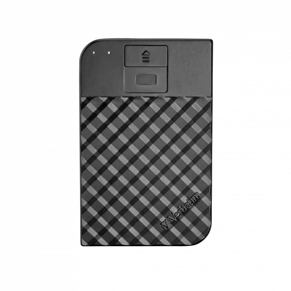 Verbatim 53651 Portable Hard Drive – 2TB Fingerprint Secure USB 3.1