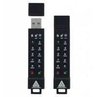 Apricorn ASK3Z-128GB USB 3.1 Flash Drive – 128GB Secure Key, AES Encryption