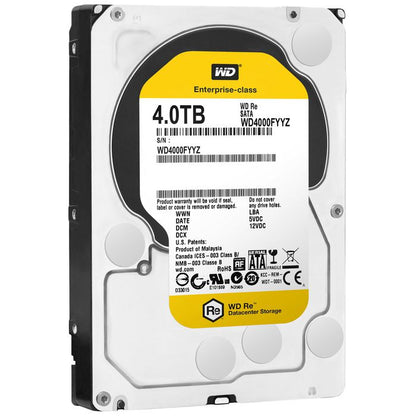 Western Digital WD4000FYYZ-RFB 4TB 3.5" Internal Hard Drive – 7200rpm SATA III