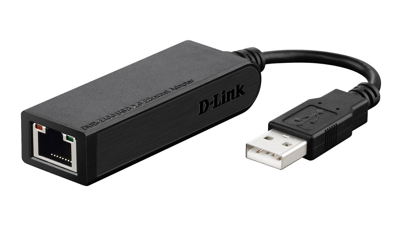 D-Link DUB-E100 USB 2.0 Fast Ethernet Network Adapter 100 Mbit/s Black