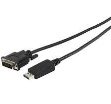 Fujitsu S26391-F6055-L270 DisplayPort to DVI Cable 0.40m – Plug and Play Adapter
