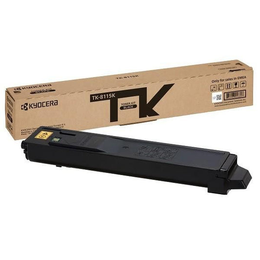 Kyocera 1T02P30NL0 Black Toner Cartridge – Original, 12000 Pages, Laser