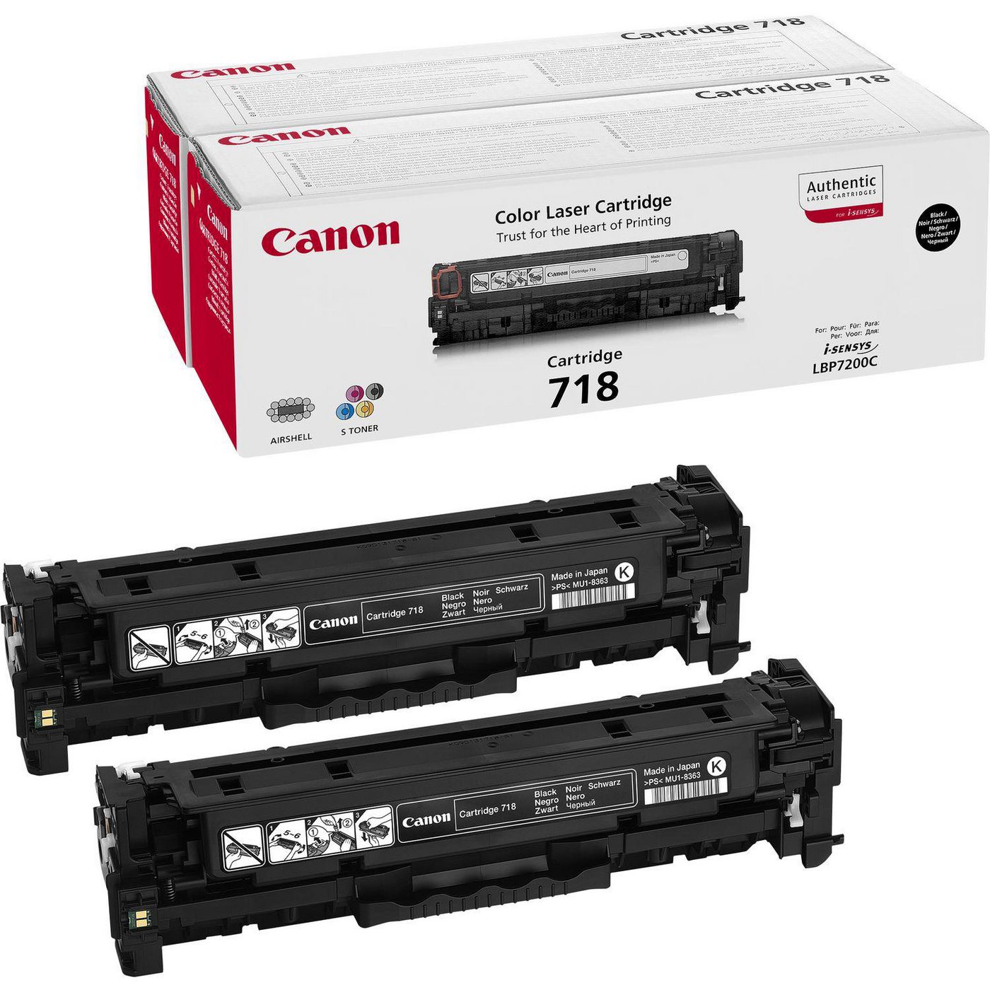 Canon 2662B005 Toner Cartridge – High-Yield Black Laser Printer Toner