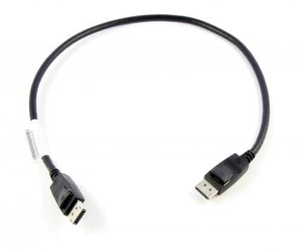 Lenovo 0.5m DisplayPort Cable – Black, Male/Male, High-Quality Video Lead