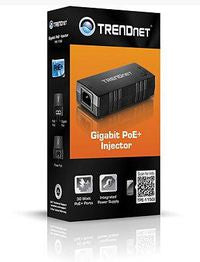 TRENDnet TPE-115GI PoE+ Gigabit Injector – 802.3at/af, 10/100/1000Mbps, 30W