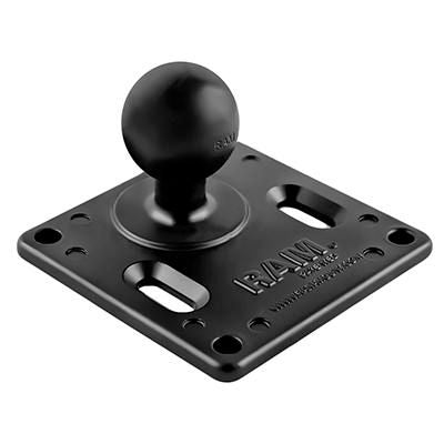 RAM Mounts RAM-2461U 75x75mm VESA Plate with 1.5" Ball – Aluminium Mounting Kit