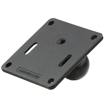 RAM Mounts RAM-2461U 75x75mm VESA Plate with 1.5" Ball – Aluminium Mounting Kit