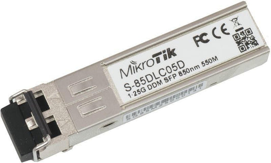 MikroTik S-85DLC05D SFP Transceiver 1.25G 850nm LC 550m Multi Mode