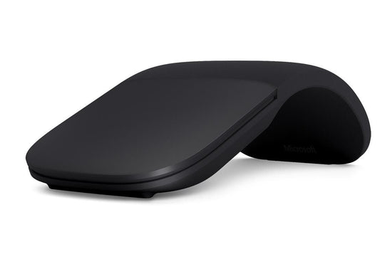 Microsoft ELG-00002 Arc Mouse – Bluetooth 4.1, Black, 1000 DPI, Touch Scroll