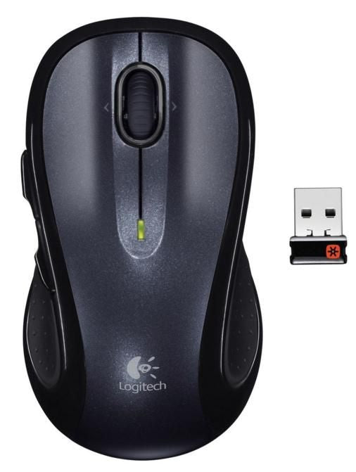 Logitech 910-001825 Wireless Mouse – Ergonomic, Optical, CE Certified