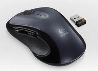 Logitech 910-001825 Wireless Mouse – Ergonomic, Optical, CE Certified