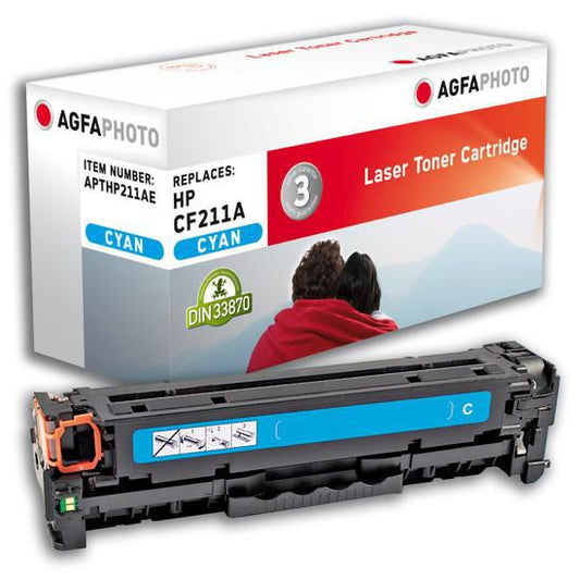 AgfaPhoto APTHP211AE Toner Cartridge – Cyan 1800 Pages