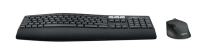 Logitech 920-008221 Wireless Keyboard – Full-Size, UK Layout, Black