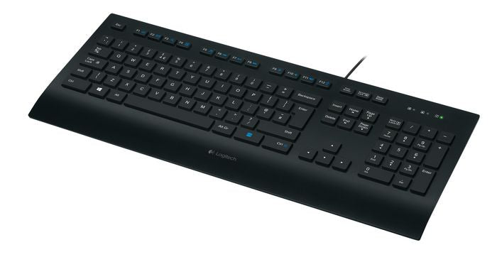 Logitech 920-005217 Wireless Keyboard – Full-Size, UK Layout, Black