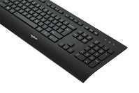 Logitech 920-005217 Wireless Keyboard – Full-Size, UK Layout, Black