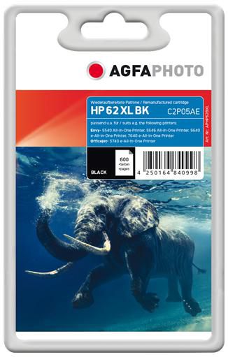 AgfaPhoto APHP62BXL Black XL Ink Cartridge – High Yield Pigment
