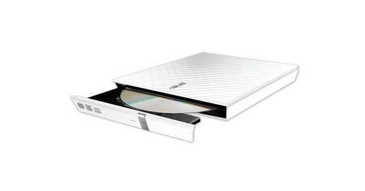 Asus 90-DQ0436-UA221KZ SDRW-08D2S-U Lite External Optical Disc Drive DVD±R/RW USB 2.0 White