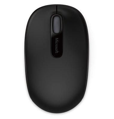 Microsoft U7Z-00003 Wireless Mobile Mouse – Black, 2.4GHz, 1000 DPI, Ambidextrous