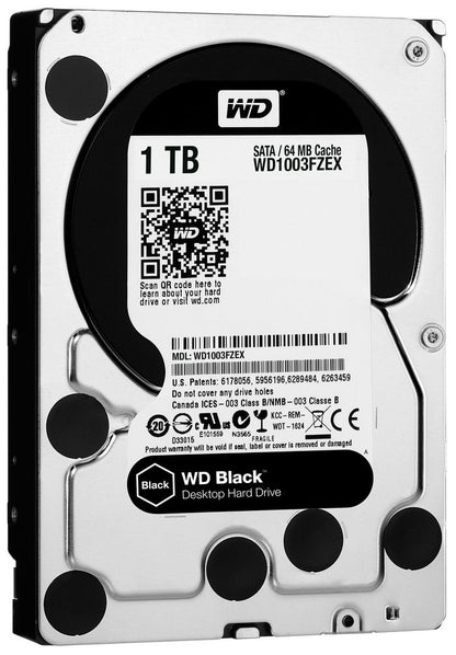 Western Digital WD1003FZEX-RFB 1TB 3.5" HDD – SATA 6Gb/s 7200RPM 64MB