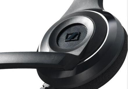Sennheiser 504196 PC 7 USB Monaural Wired Headset Noise-Cancelling Black
