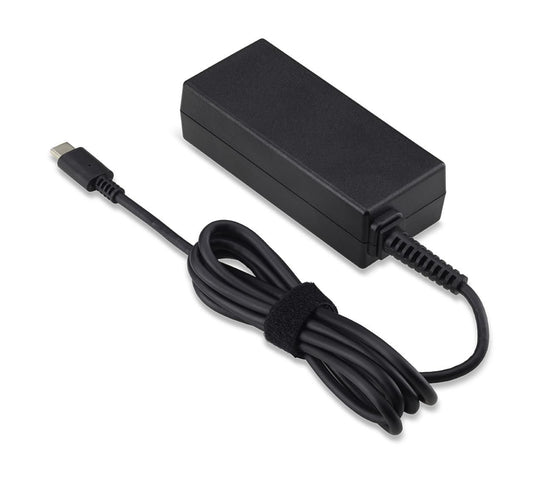 Acer NP.ADT0A.065 45W AC Power Adapter – EU Type C Plug, Multi-Voltage, Black