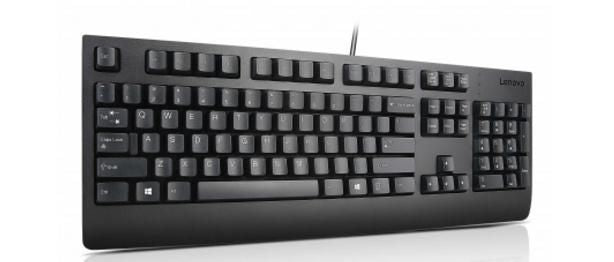 Lenovo 4X30M86893 Keyboard – Wired USB, UK Layout, Black