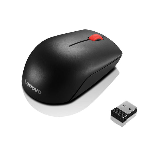 Lenovo 4Y50R20864 Ambidextrous RF Wireless Optical Mouse – 3-Button Black