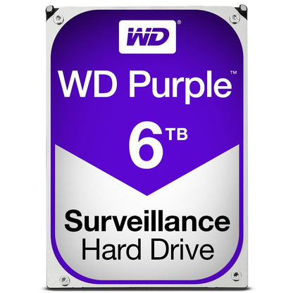 Western Digital WD60PURX 6TB 3.5" HDD – SATA 6Gb/s 5400RPM 64MB