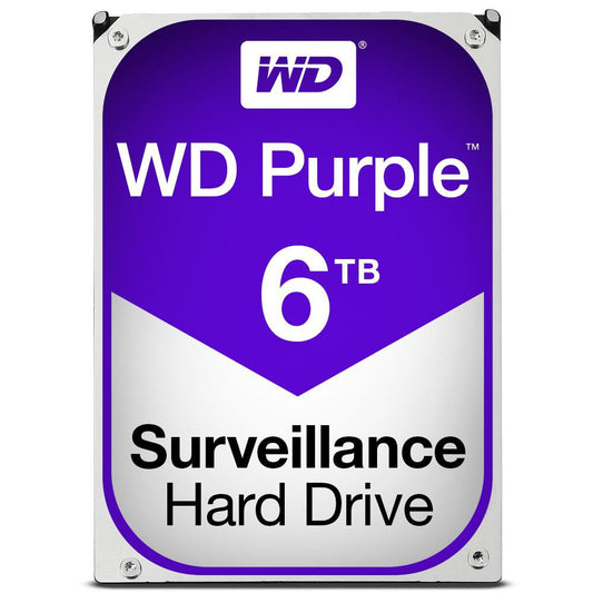 Western Digital WD60PURX 6TB 3.5" HDD – SATA 6Gb/s 5400RPM 64MB