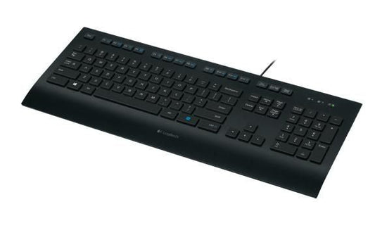 Logitech 920-005216 Wireless Keyboard – Full-Size UK QWERTY, Ergonomic Design