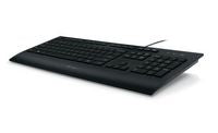 Logitech 920-005216 Wireless Keyboard – Full-Size UK QWERTY, Ergonomic Design