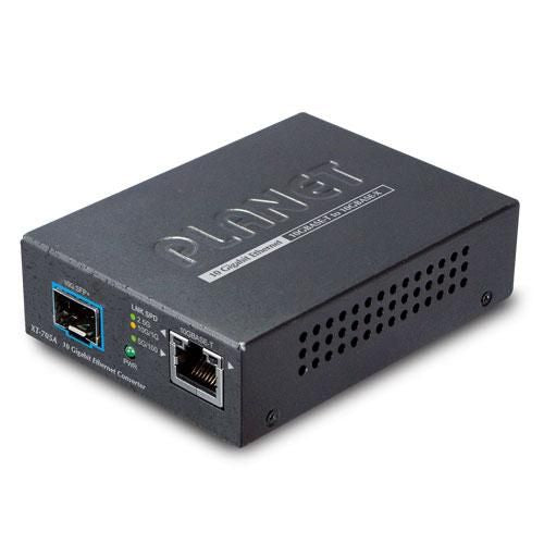 Planet XT-705A Media Converter – 10G/5G/2.5G/1G/100M Copper to 10GBASE-X SFP+