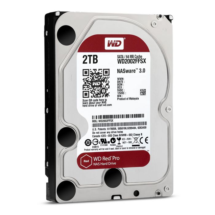Western Digital WD2002FFSX 2TB 3.5" HDD – SATA 6Gb/s 7200RPM 64MB